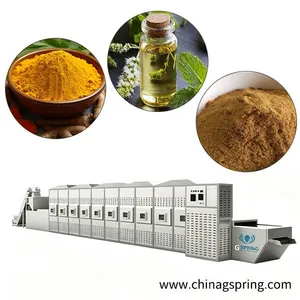 Automatic Microwave Dryer and Sterilizer for Natural Flavor Extract Processing Plant Industrial Microwave Drying Equipment thumbnail-3