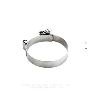 T-Shaped Clamp Adjustable 201/304 Stainless Steel Oil Pipe Water Pipe Clamp thumbnail-3