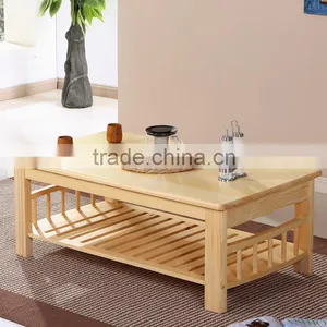 Solid Wood Furniture Wooden Coffee Table Design,pine Wood Table thumbnail-2