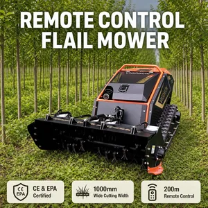 Vigorun MTSK1000 RC Flail Mower CE EPA 1000mm Cutting Width Heavy Duty Mulcher For Forest Brush Clearing thumbnail-1
