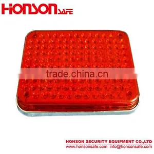 Amber Blue Red LED Big Grille Vehicle Square Warning Light For Vehicle HG-250 thumbnail-1