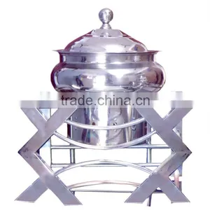 Steel Cheffing Dish, Wedding & Party Utensils, Food Serving Dish, Hot Keeping Dish, Catering Item, Hotel & Restaurant Utensils thumbnail-1