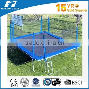 Square Trampoline With Enclosure thumbnail-1