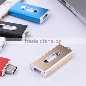 Aluminum Alloy OTG Usb Pen Drive For Iphone 16Gb thumbnail-3