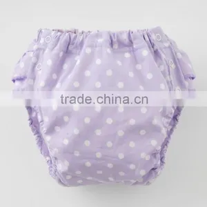 Made in Japan Cute Polka Dot and Frilled Cloth Baby Diaper Cover Nappies High Quality thumbnail-2