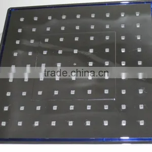Factory Direct Bathroom 8 Inch Abs Top Square Shower Head thumbnail-1