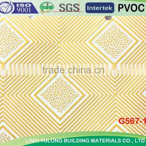 Colorful Vinly Gypsum Ceiling Tiles thumbnail-2
