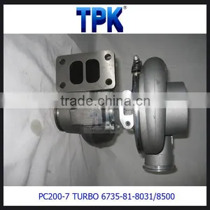 EG90BS S6D102E-1 TURBOCHARGER 6735-81-8500 thumbnail-2