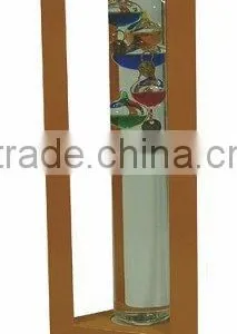 China Manufacture Triangular Wooden Frame Galileo Thermometer thumbnail-5