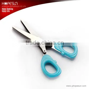 5 Blades Stainless Steel Scissors thumbnail-1