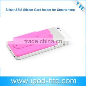 2014 Custom Logo Promotional Silicon Card Holder for Phone, Credit Card Holder,business Card Holder thumbnail-1