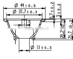 Reflector for Ceiling Light From High Reflective Light Cup Company thumbnail-4