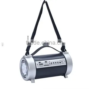 High Sound Rechargeable Battery Torch Light Portable Subwoofer Speaker thumbnail-1
