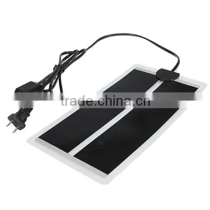 High Quality 7W 15*28CM 220v U.S. Regulations Adjustable Temperature Reptile Pet Heating Heater Warmer Bed Mat Pad Amphibians thumbnail-1