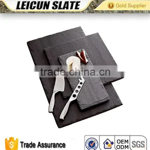 Factory Direct Sales Wholesale Natural Rectangle Black Slate Plate Stone Plate thumbnail-3