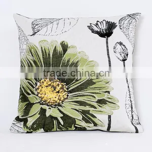 PLUS Beautiful Flower Home Decor Sofa Cushion Cover, OEM Colorful Pillowcase thumbnail-2