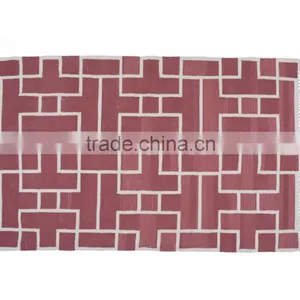 Hand Woven Geometry Pattern Design Rug thumbnail-1