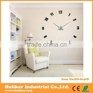 Decorative Large 3D Sticker EVA Wall Clock thumbnail-2
