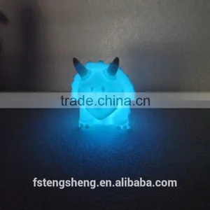 2016 New Custom Design Cute Pvc Led Toy Animal Shaped Night Lights thumbnail-6