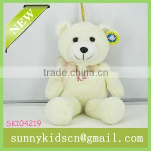 2014 Toys Plush Off-white Bear Soft Cute Animal Toy Factory pp Cotton Stuffed Toy Plush Bear thumbnail-1