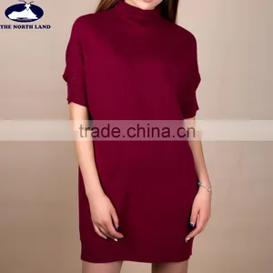 Women's High Neck Short SLeeves Pullover WSW15112605L thumbnail-1