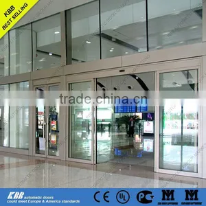 Automatic Sliding Door, Tempered Glass, Aluminium Frame, CE UL ISO9001 ISO14001 Certificate thumbnail-1