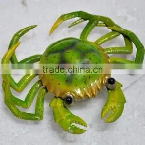 4 Inch Plastic Crab City Name Personalized Fridge Magnet thumbnail-4