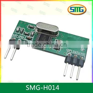 SMG-H014 Wireless RF High Sensitivity 315/433mhz 5V Super-heterodyne Radio Receiver Module thumbnail-1
