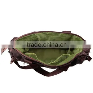 Durable Waterproof Mummy Tote Diaper Bag With Food Compartment thumbnail-3