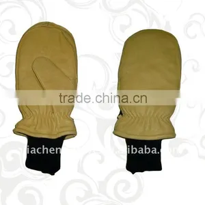 Hot Pigskin Leather Mitten Glove MF017, Safety Equipment, Working Leather Glove thumbnail-1