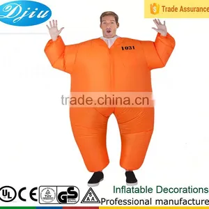 DJ-198 Orange Clourful Inflatable Costume Party Decoration Cloth Decoration thumbnail-1