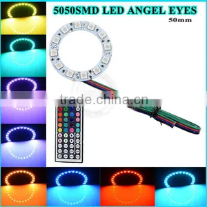 Adjustable Size Led 5050 SMD Halo Rings High Bright Angel Eyes Lamp 160mm thumbnail-3