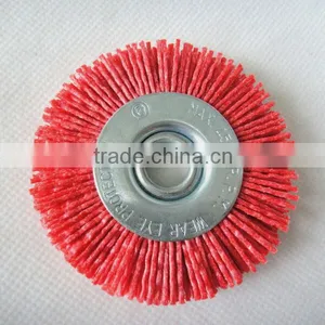 Nylon Wire Wheel Brushes With ,diameter 75mm or 3" thumbnail-1