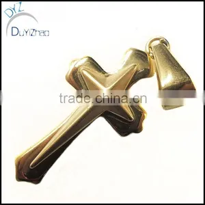 Classical Stainless Steel Cross Pendant thumbnail-1