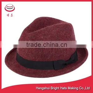 Classcial Wool Felt Trilby Hat thumbnail-3