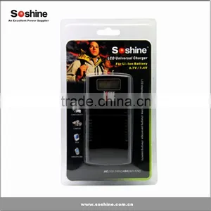 Li-Ion 3.7V/7.4V Battery LCD Universal Charger for Digital Cameras and Camcorders Portable Battery Charger thumbnail-6