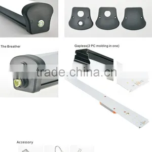 IP65 PF>0.9 Length 1200mm 3600-3700lm SMD 2835 40W LED Tri Proof Light thumbnail-2