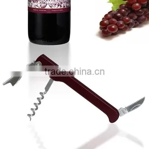 Burgundy Economy Stainless Steel Novelty Wine Corkscrew thumbnail-3