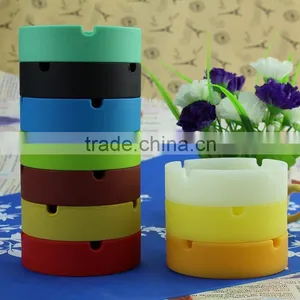 Eco-friendly Round and Square Silicone Ashtray thumbnail-6