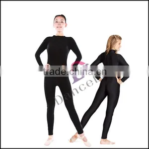 A2624 Girls Dance Unitards Wholesale High Neck Ballet Unitards thumbnail-1