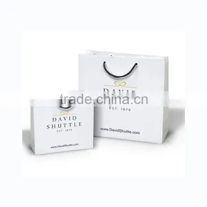 Coated Paper Printed Cloth Shopping Packaging Bag thumbnail-4