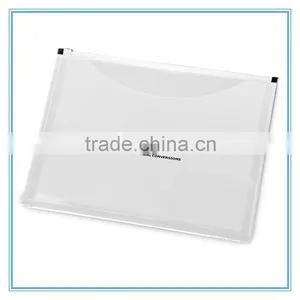 Dongguan Factory Cheap Price Document Plastic Clear File Folder /document Bag thumbnail-4