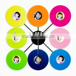 Clock(CE&Rohs;artistic Wall Clock; Fashion; Quartz; Photo Frame) thumbnail-1
