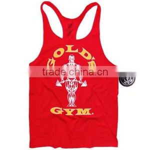 Gold Gym Muscle Joe Premium Stringer Red thumbnail-1