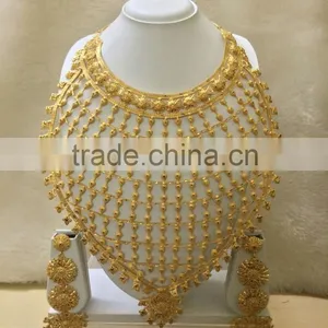 Multi Layer Gold Plated Jewelry Necklace Manufacturer Exporter thumbnail-1