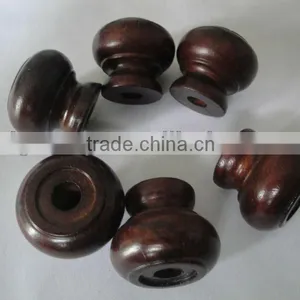 Mushroom Shape Classical Furniture Wooden Knob,Umbrella Shape Knob thumbnail-1
