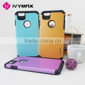 Slim Armor PC+TPU Hard Back Colorful Cover Case For Iphone 6 Plus 6S Plus thumbnail-4