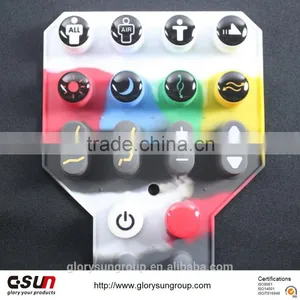High Quality and Epoxy Coated Durable Silicone Rubber Keypad thumbnail-1