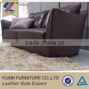 Top Grain Synthetic Leather Sofa Furniture Wood thumbnail-2