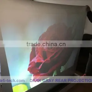 Grey Film Self Adhesive Rear Projection Screen Holographic Film,window Display Foil,high Resolution Glass, No Reflection of the thumbnail-1